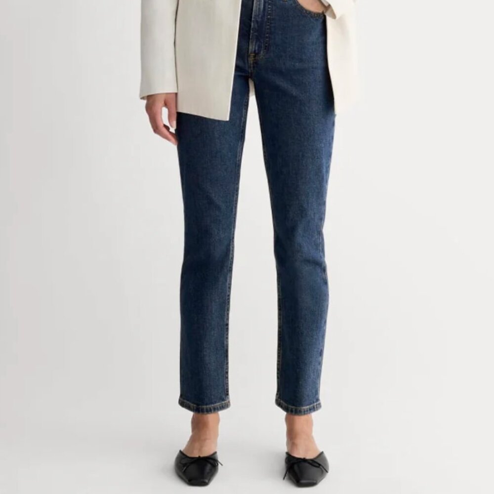 Everlane Cheeky High Rise Indigo Jeans